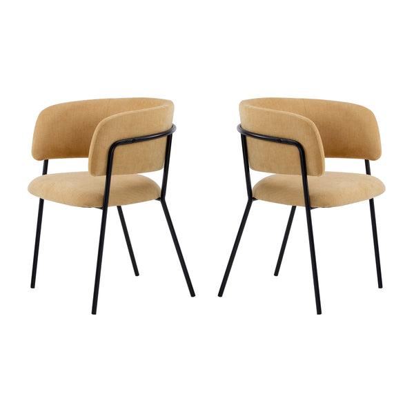 Gdf Studio Orsone Modern Upholstered Dining Chairs