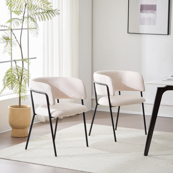 gdf studio Orsone Modern Upholstered Dining Chairs