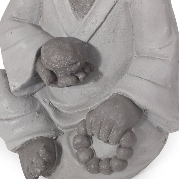 Gdf Studio Orwell Outdoor Monk Garden Statue Gray