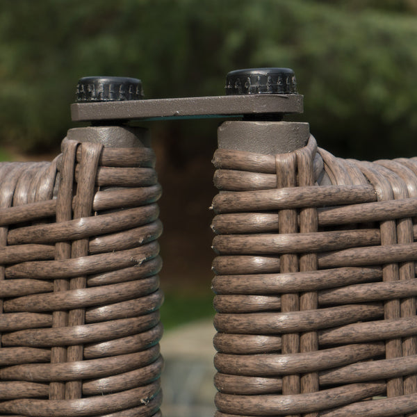 Gdf Studio Osage Outdoor Wicker Privacy Screen