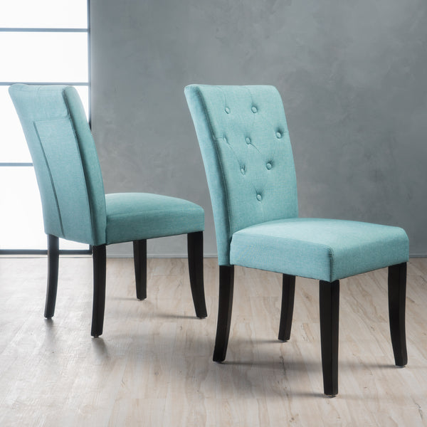 Gdf Studio Ostrom Fabric Dining Chairs (Set Of 2)