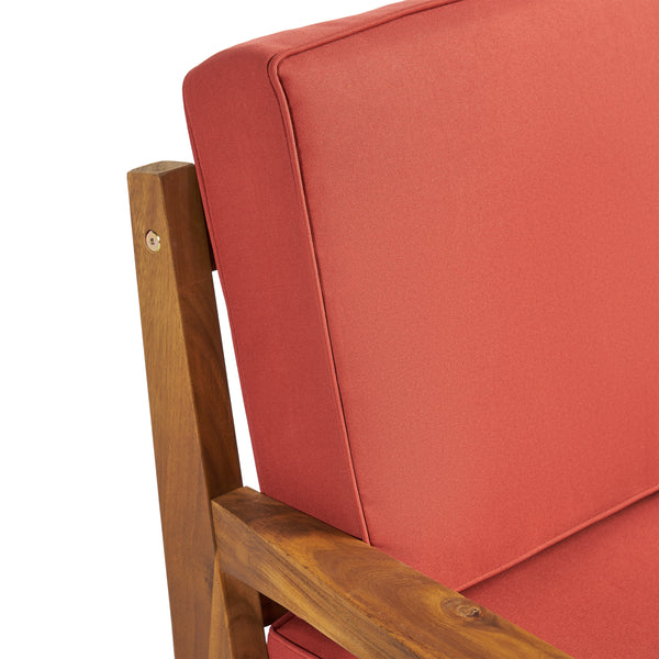 Gdf Studio Parma 4pc Outdoor Sofa Set W/ Cushions