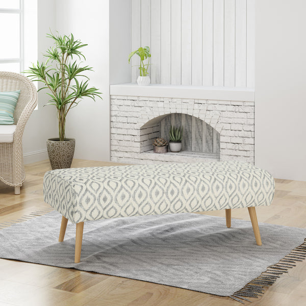Gdf Studio Petty Boho Fabric Bench