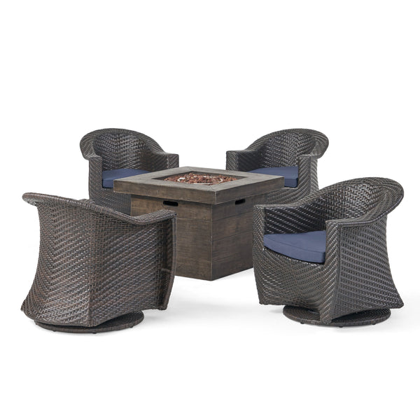 gdf studio Philipppa Patio Fire Pit Set