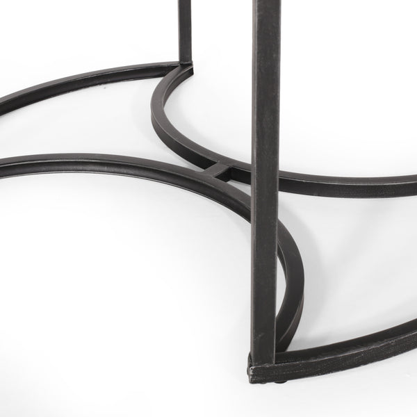 Gdf Studio Pia Modern Industrial Coffee Table Set