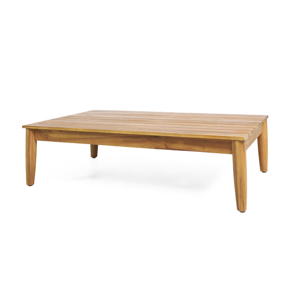 Gdf Studio Plumb Outdoor Acacia Wood Coffee Table