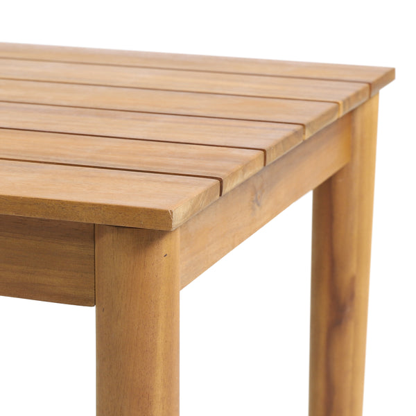 Gdf Studio Plumb Outdoor Acacia Wood Side Table