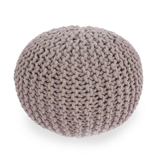 gdf studio Poona Handcrafted Modern Cotton Pouf