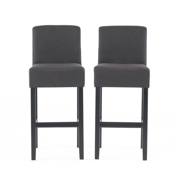 gdf studio Prim Backed Fabric Barstools (Set of 2)