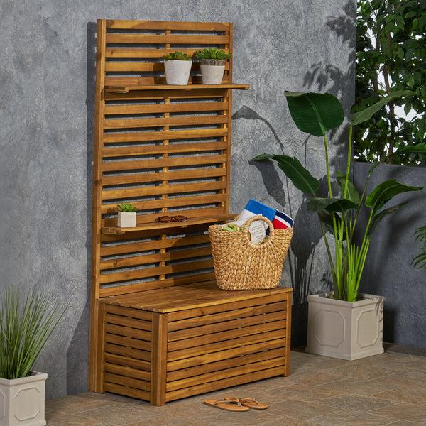 Gdf Studio Priscilla Outdoor Wooden Hall Tree