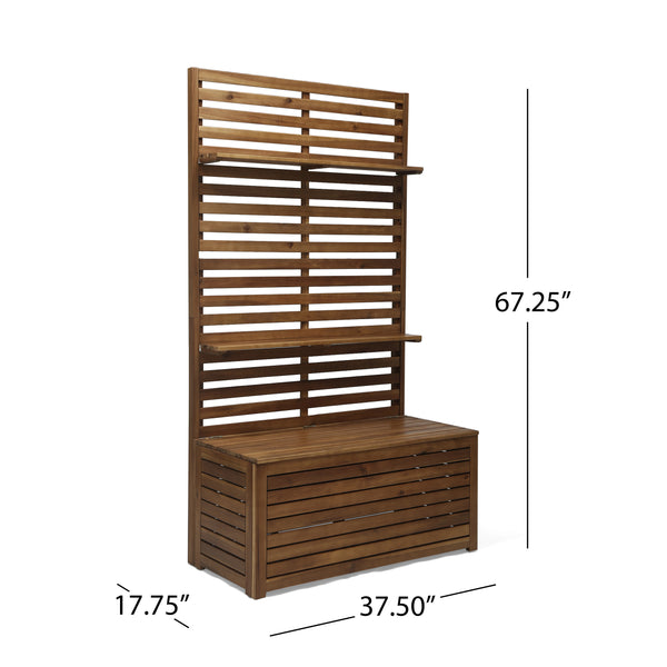 Gdf Studio Priscilla Outdoor Wooden Hall Tree