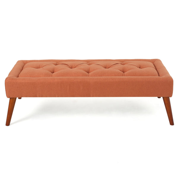 gdf studio Pyram Mid Century Modern Ottoman Bench