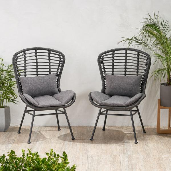 Gdf Studio Qearl Outdoor Club Chairs (Set Of 2)