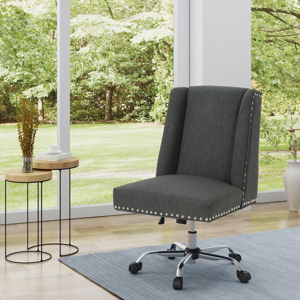 Gdf Studio Quentin Home Office Fabric Desk Chair