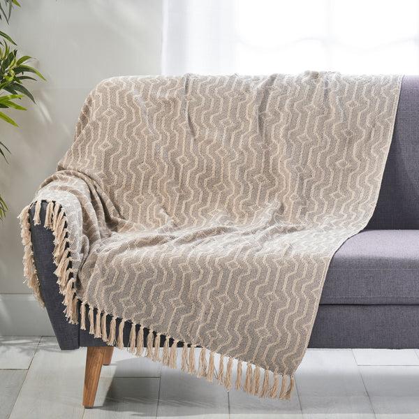 Gdf Studio Quillen Boho Cotton Throw Blanket