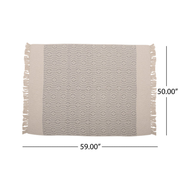 Gdf Studio Quillen Boho Cotton Throw Blanket