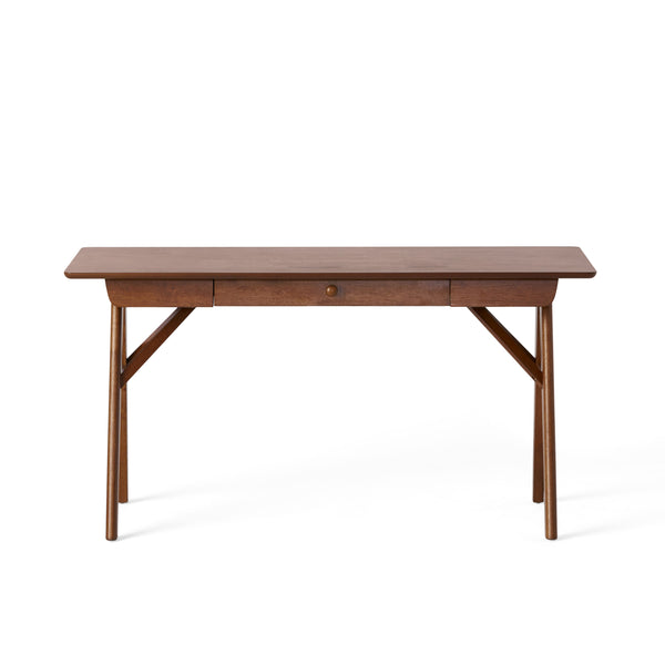 Gdf Studio Raever Mid Century Wood Desk Walnut