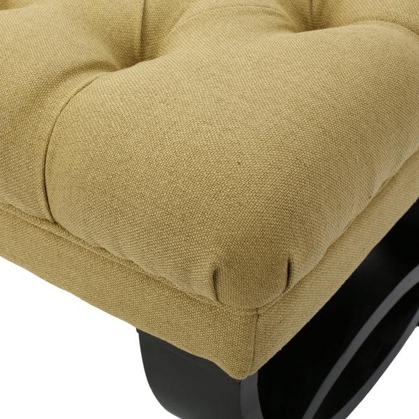 Gdf Studio Reddington Tufted Fabric Ottoman Bench