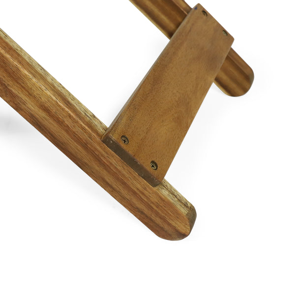 Gdf Studio Reed Outdoor Folding Side Table