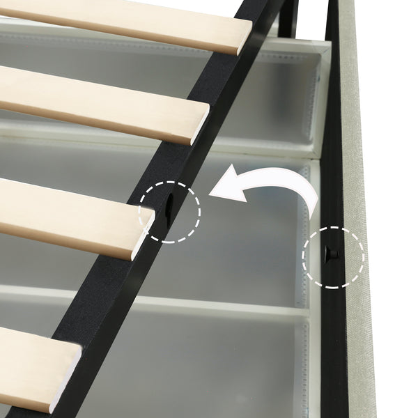 Gdf Studio Rhianne Upholstered Storage Bed