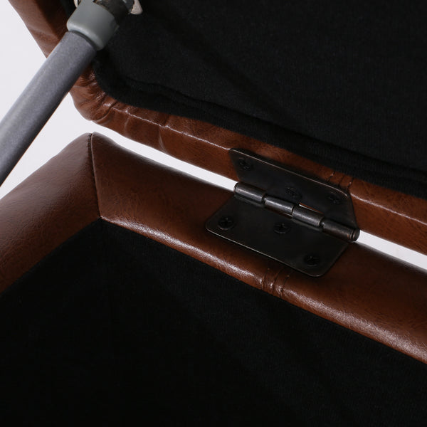 Gdf Studio Rigby Faux Leather Storage Ottoman