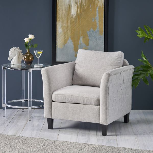 Gdf Studio Ritner Traditional Fabric Club Chair