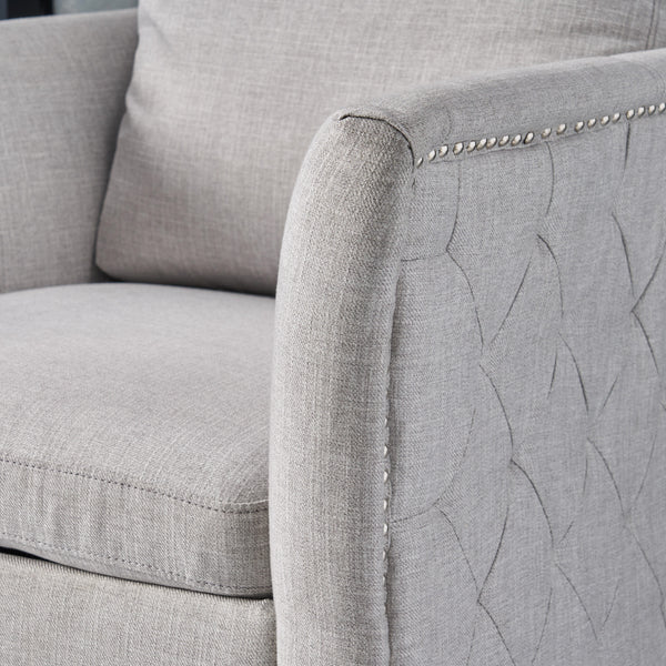 Gdf Studio Ritner Traditional Fabric Club Chair