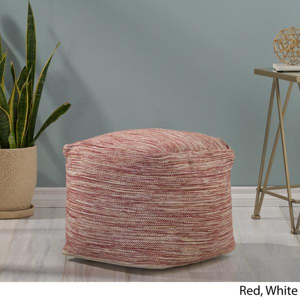 Gdf Studio Romello Boho Yarn Pouf