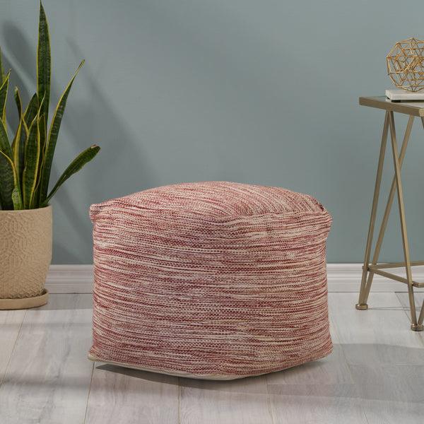 Gdf Studio Romello Boho Yarn Pouf