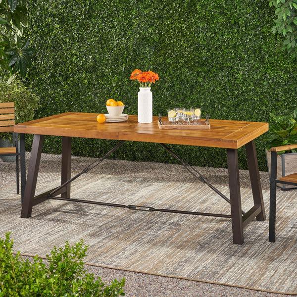 Gdf Studio Rosario Modern Industrial Dining Table