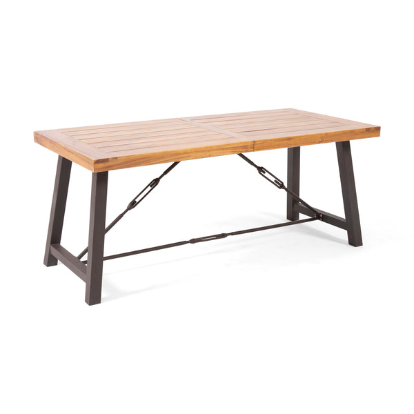 Gdf Studio Rosario Modern Industrial Dining Table