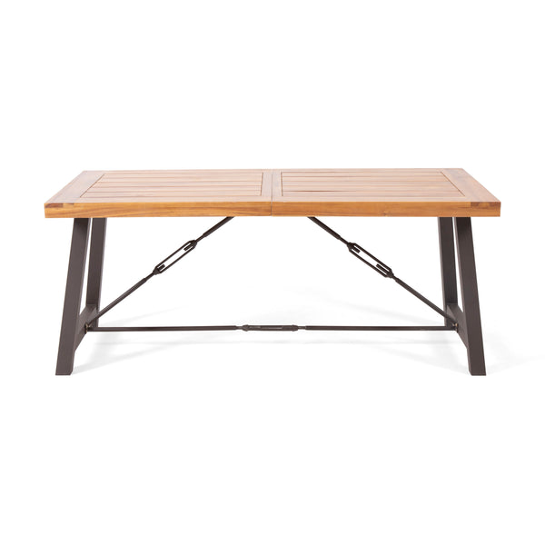 gdf studio Rosario Modern Industrial Dining Table