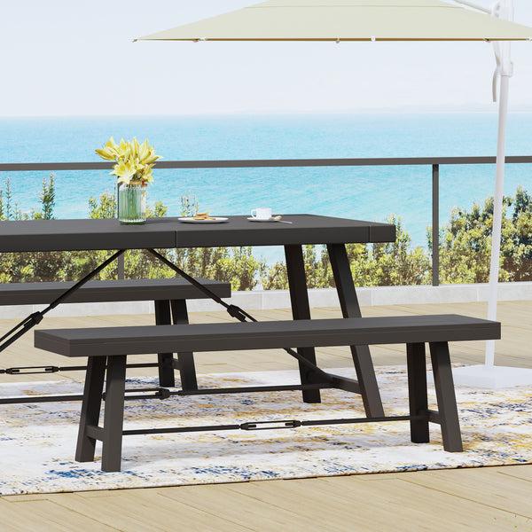 gdf studio Rosario Outdoor Acacia Wood Bench
