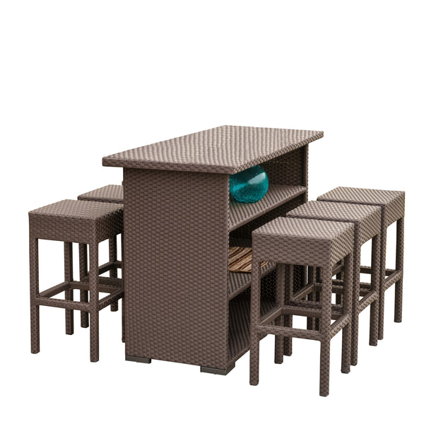 gdf studio Rudolfo Outdoor 7pc Bar Set