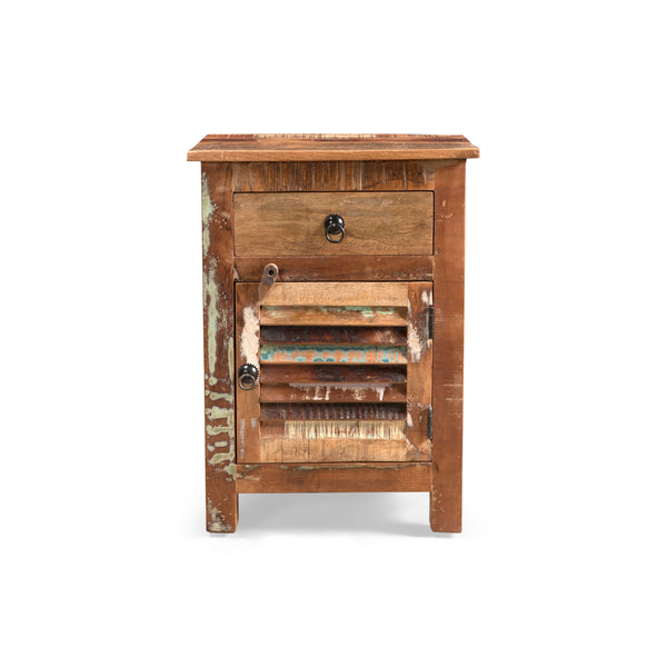 gdf studio Salome Wooden Side Table with Drawer