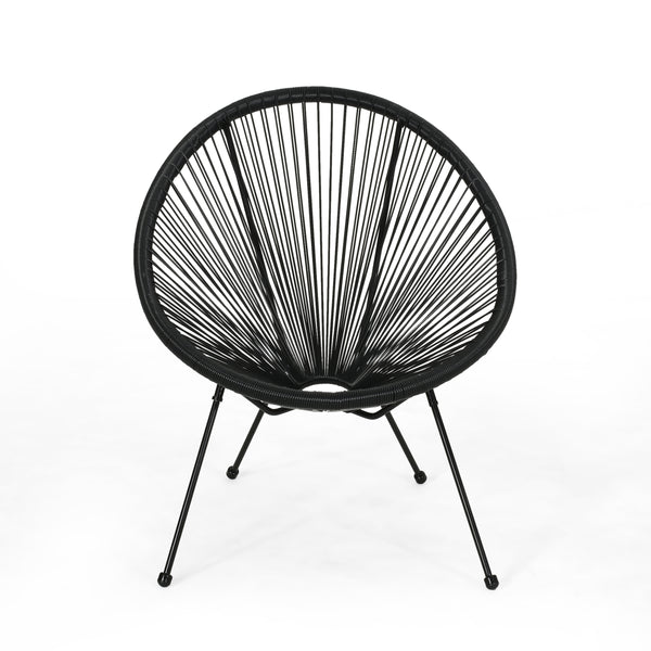 Gdf Studio Samantha Outdoor Woven 3 Piece Chat Set