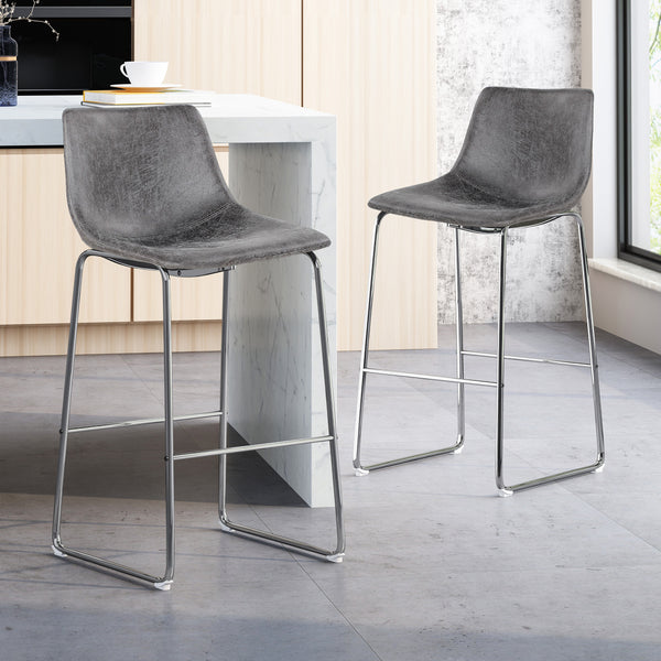 gdf studio San Modern Microfiber Bar Stool