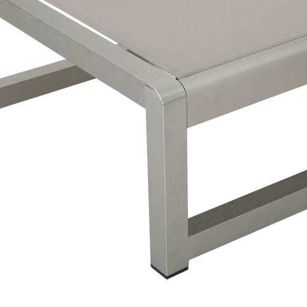 Gdf Studio San Outdoor Mesh Chaise Lounge