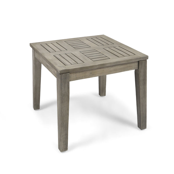 gdf studio Savannah Outdoor Acacia Wood Side Table