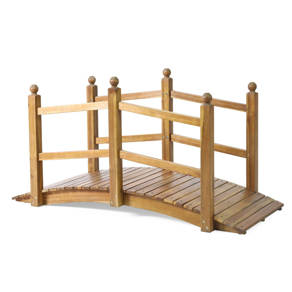 gdf studio Schley Outdoor Acacia Wood Bridge