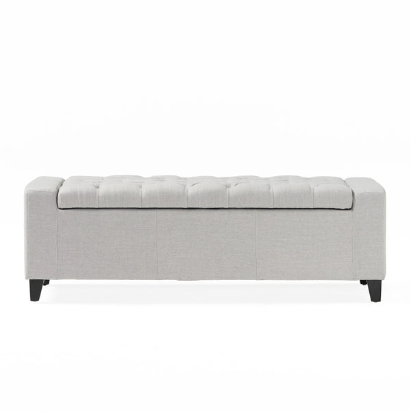 Gdf Studio Seattle Tufted Storage Ottoman Bench
