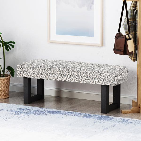 gdf studio Shelby Boho Fabric Bench