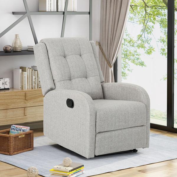 Gdf Studio Smith Traditional Upholstered Recliner