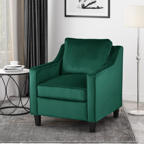 gdf studio Sonny Contemporary Velvet Club Chair