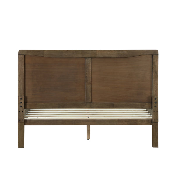 Gdf Studio Stacey Rustic Wooden Queen Platform Bed