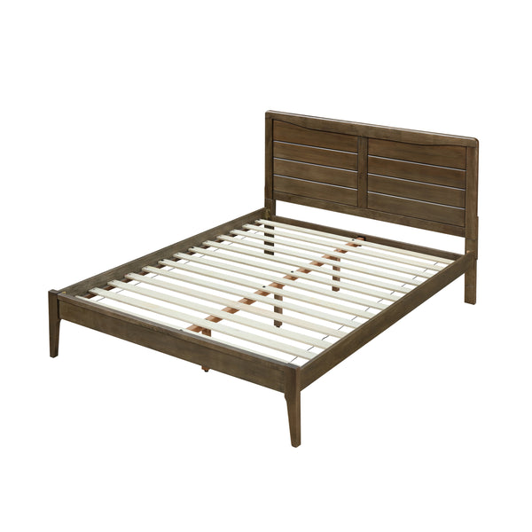 gdf studio Stacey Rustic Wooden Queen Platform Bed