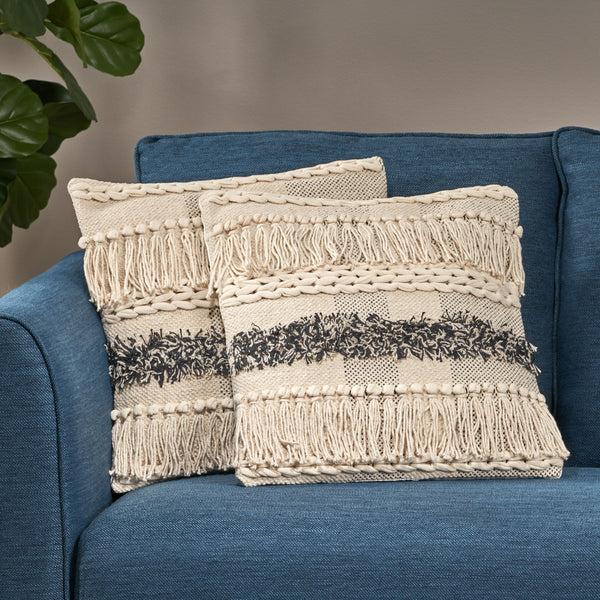 Gdf Studio Stella Boho Cotton Throw Pillow