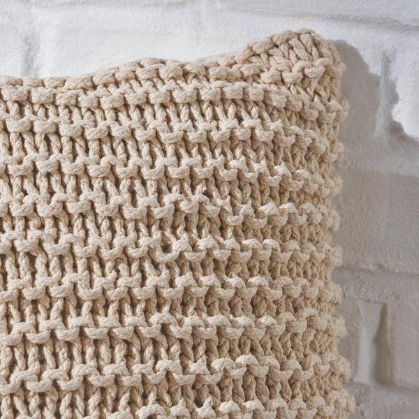 Gdf Studio Tate Knitted Cotton Pillow