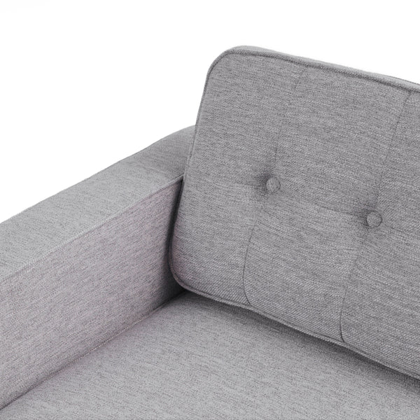 Gdf Studio Tempe Fabric Left Arm Chaise Lounge