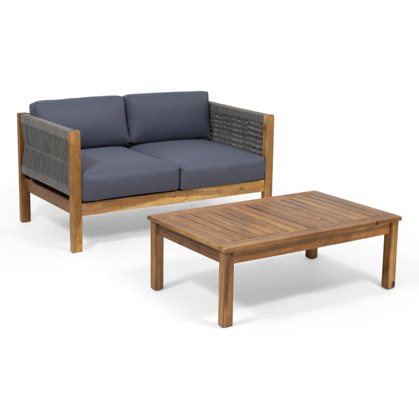 gdf studio Theresa Outdoor Loveseat Set